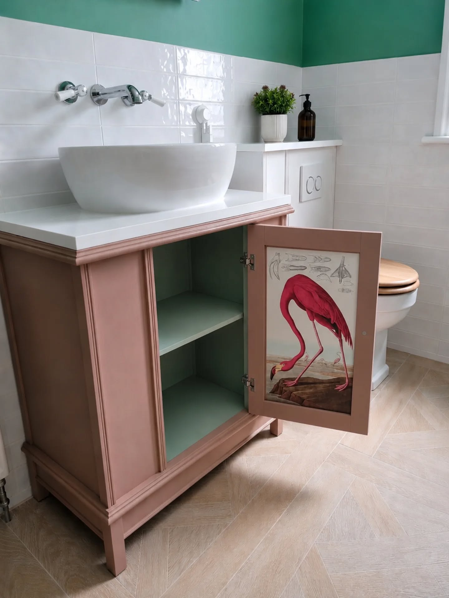 Edwardian wash basin for family bathroom